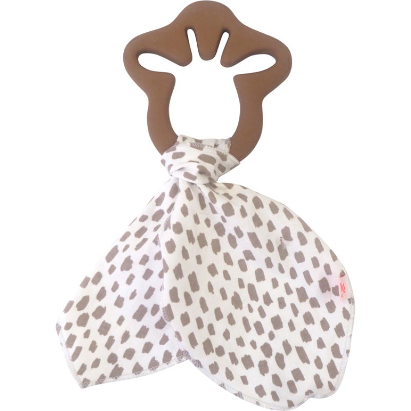 Jouet de dentition avec lange Girafe (29 cm) Kikadu