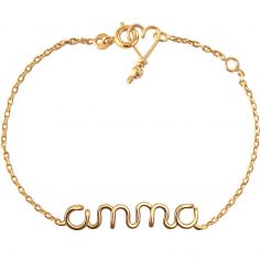Bracelet chaîne Prénom goldfilled jaune (personnalisable) - Padam Padam