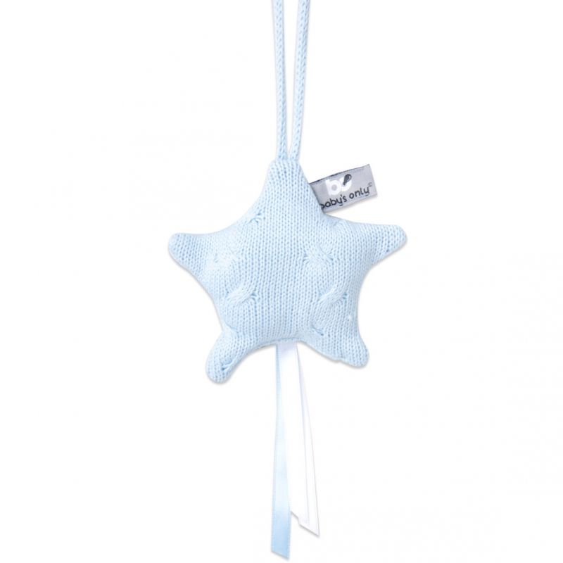 Etoile décorative à suspendre Cable Uni bleu ciel Baby's Only