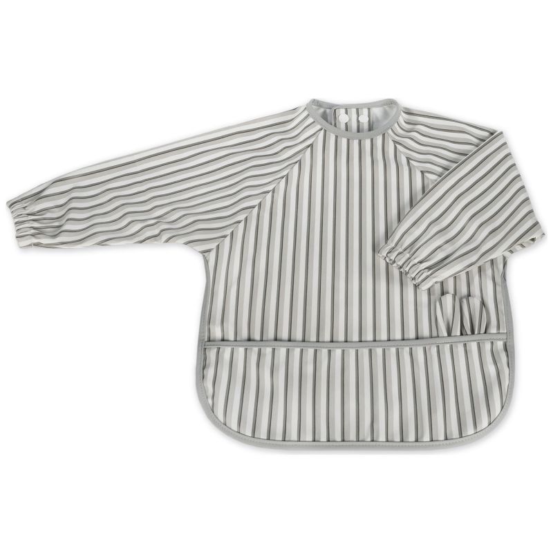 Bavoir manches longues Botton Bandes Walking Mum Produit 1