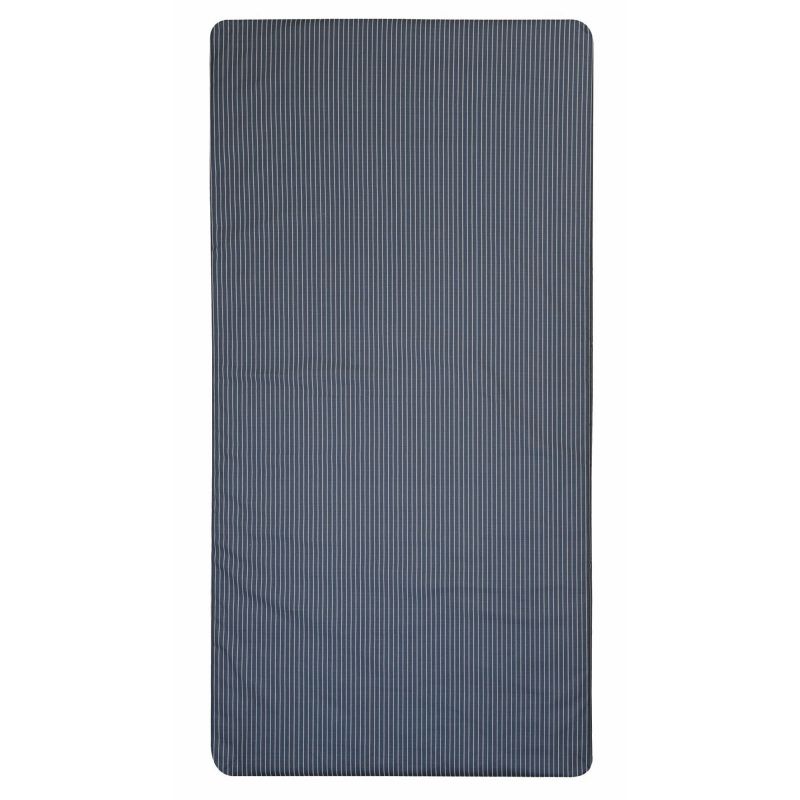 Matelas de voyage rayé bleu (60 x 120 cm) Candide