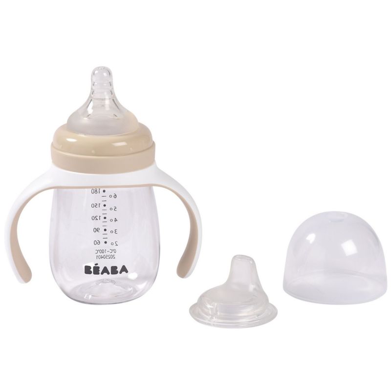 Biberon d'apprentissage 2 en 1 Argile (210 ml) Béaba Produit 3