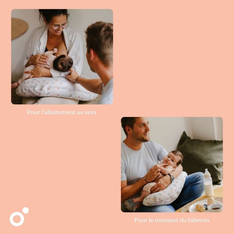 Coussin d'allaitement Softy Peaches Doomoo Ambiance 3