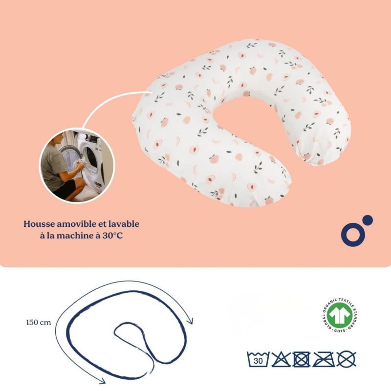 Coussin d'allaitement Softy Peaches Doomoo Ambiance 4
