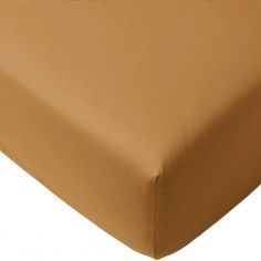 Drap housse en jersey Caramel (40 x 80 cm) - Mon P'tit Dodo
