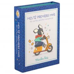 Cartes Mes 12 premiers mois Puce et Pilou - Moulin Roty