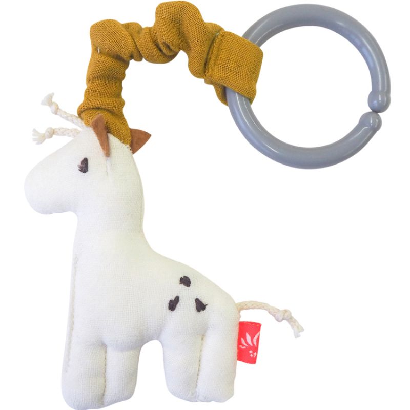 Mini hochet à suspendre Girafe (24 cm) Kikadu