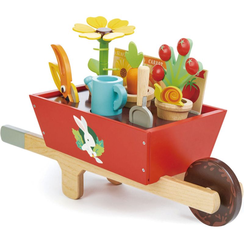 Brouette avec accessoires en bois Tender Leaf