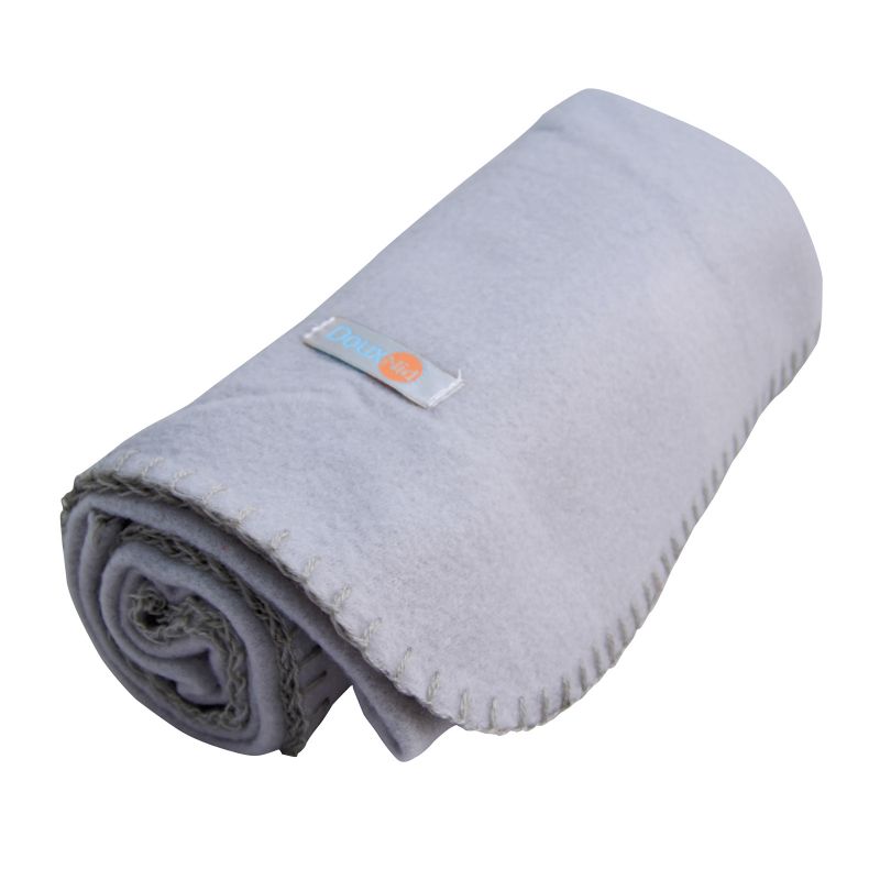 Couverture polaire Pola gris perle Doux Nid (75 x 100 cm) Domiva