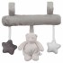 Chaîne d'activités blanc crème et gris Poudre d'étoiles - Noukie's Chaîne d'activités blanc crème et gris Poudre d'étoiles - Noukie's