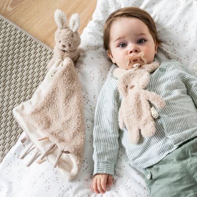 Doudou câlin Teddy Lapin Beige (27 cm)