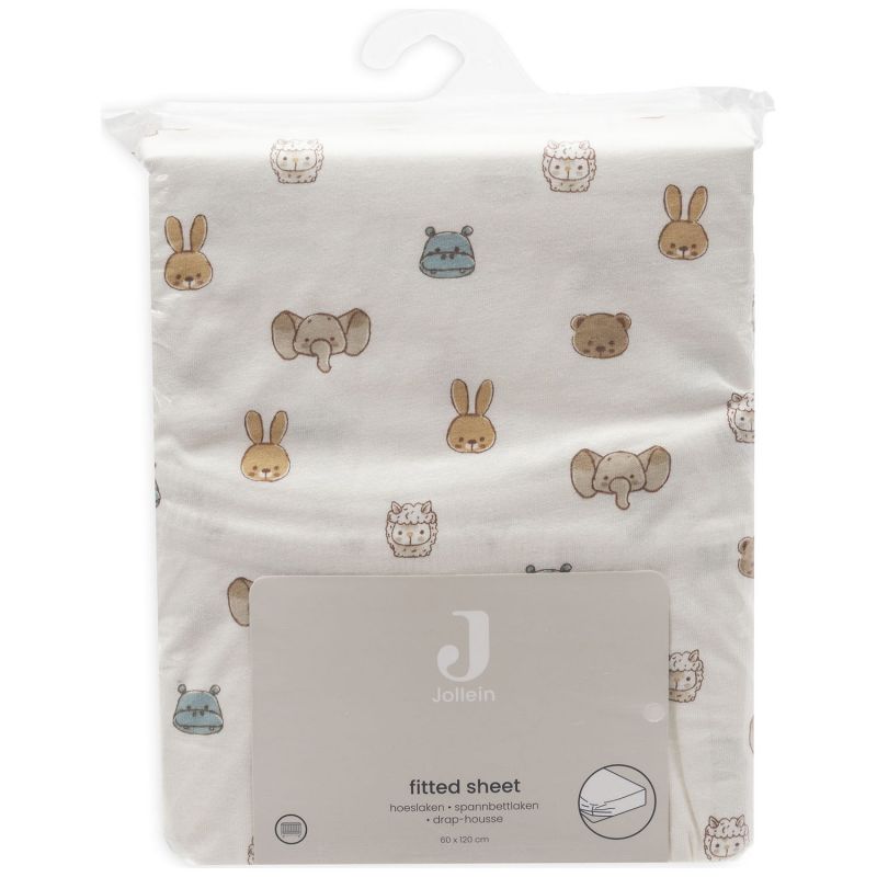 Drap housse en jersey Jollies (60 x 120 cm) Jollein Packaging 6
