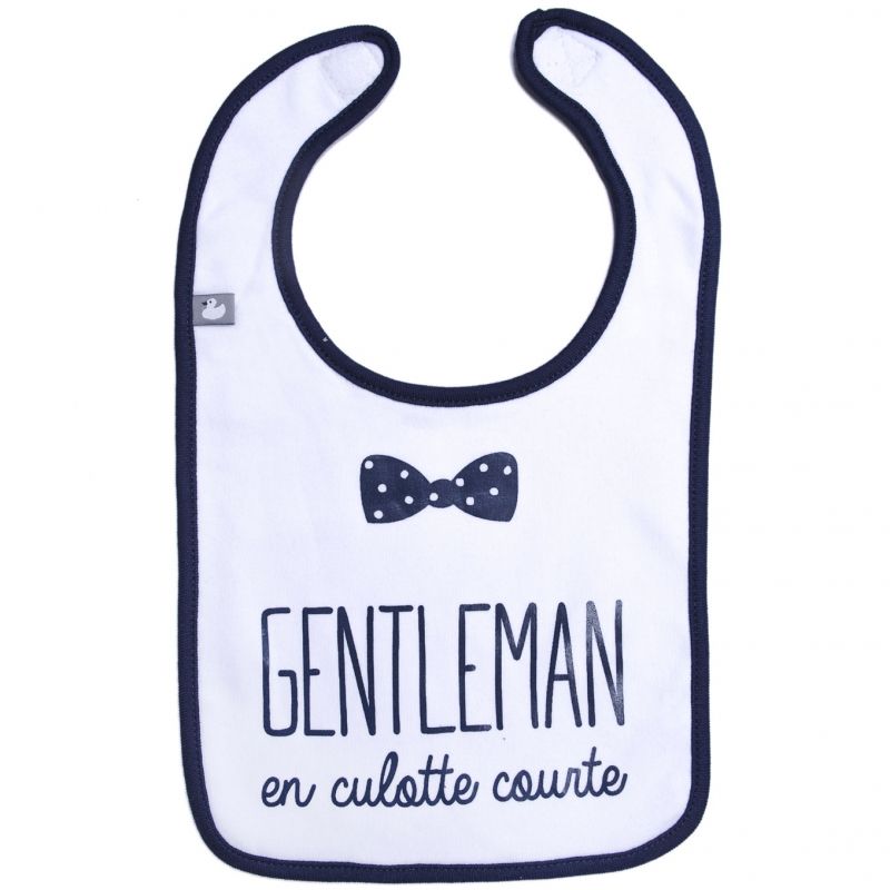 Bavoir à velcro Gentleman en culotte courte BB & Co