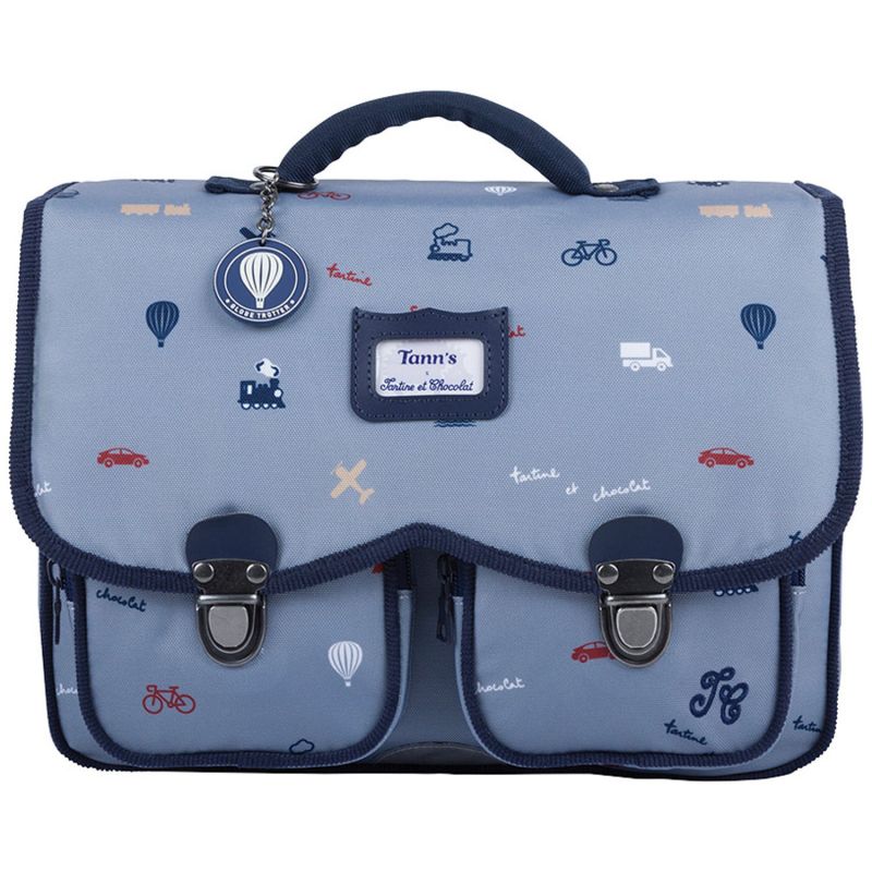 Cartable maternelle x Tartine et Chocolat Globe-Trotter Bleu (33 cm) Tann's Produit 1