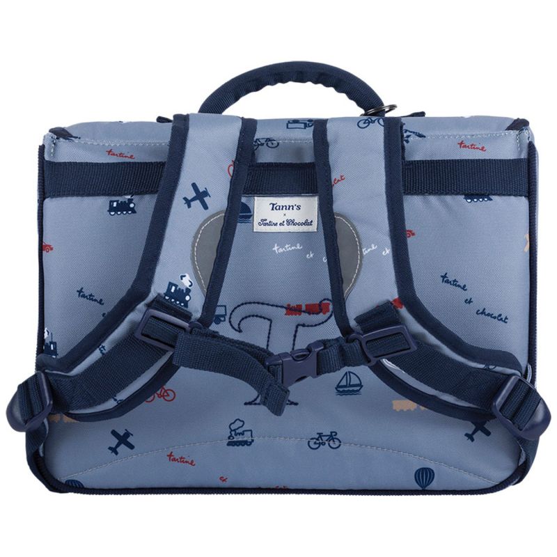Cartable maternelle x Tartine et Chocolat Globe-Trotter Bleu (33 cm) Tann's Produit 2