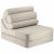 Variation Beige du produit Chauffeuse Flipster Biscuit molletonné de la marque Wigiwama