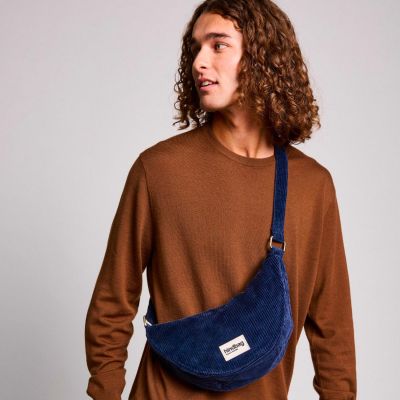 Sac banane Andrea Velours Marine Hindbag