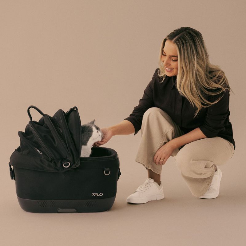 Siège auto et caisse de transport pour animaux de compagnie MAEVE ISO5X ONYX avec système Isofix Tavo Ambiance 1