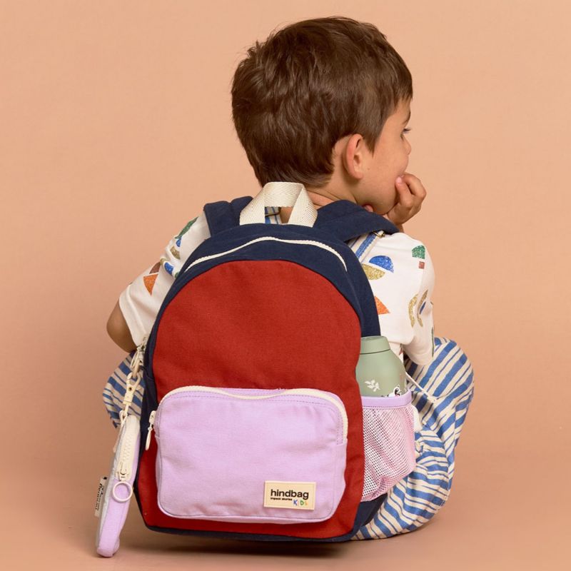 Sac à dos Romy Terracotta-Lilas Hindbag Ambiance 3
