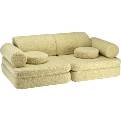 Canapé modulable Settee Matcha molletonné  par Wigiwama