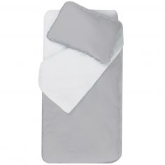 Parure de lit Blanc-Souris (100 x 140 cm) - Mon P'tit Dodo