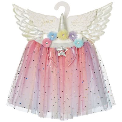 Jupe Celestia avec ailes et serre-tête (5-7 ans)