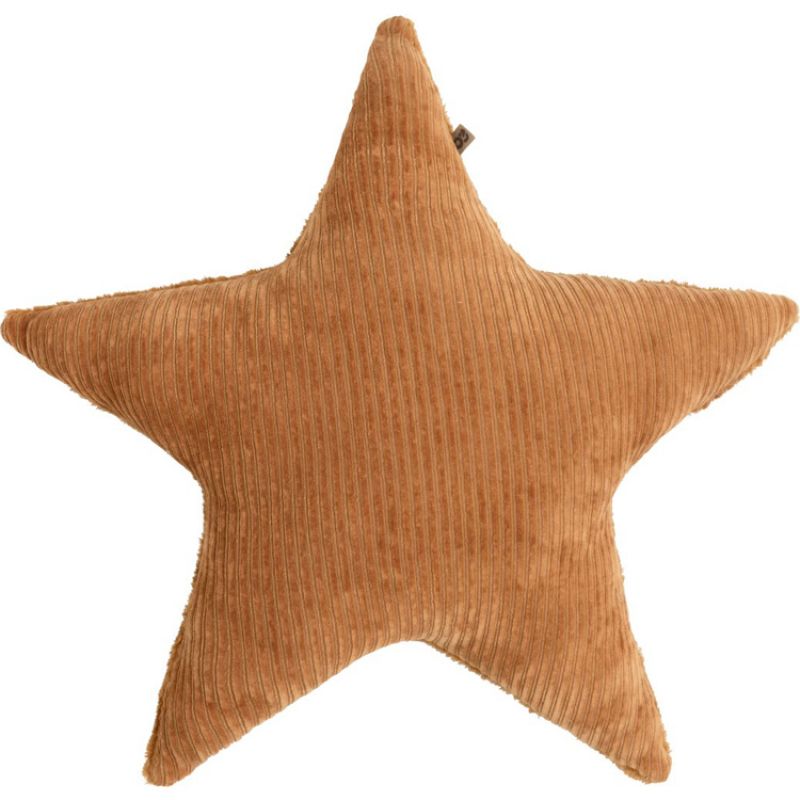 Coussin étoile teddy Sense caramel (45 cm) Baby's Only