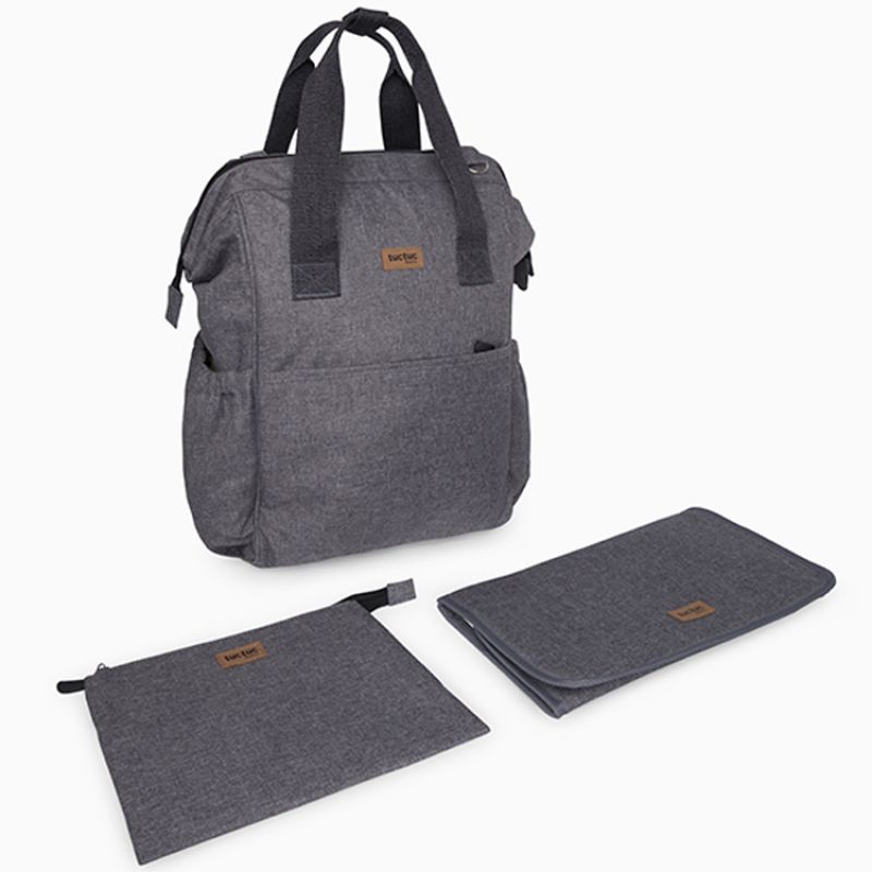 Sac à langer à anses Basic Gris Tuc Tuc