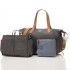 Sac à langer maman Noa gris - Storksak Sac à langer maman Noa gris - Storksak