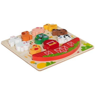 Puzzle d'équilibre ferme en bois Amadeus Les Petits