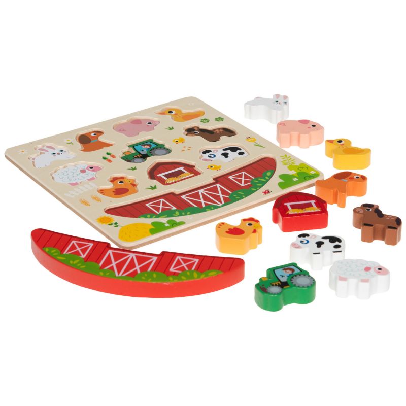 Puzzle d'équilibre ferme en bois Amadeus Les Petits Produit 3