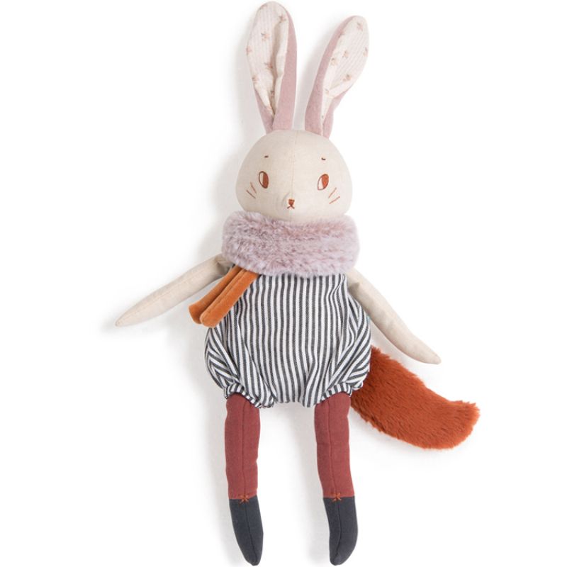 Grande peluche Plume le lapin Après la pluie (44 cm) Moulin Roty Produit 1 grande taille