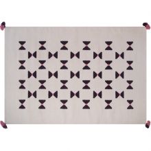 Tapis de laine Kilim noeuds graphiques (140 x 200 cm)  par AFKliving