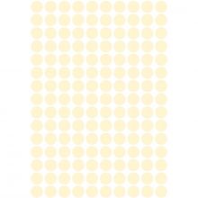 Stickers ronds vanille (29,7 x 42 cm)  par Lilipinso