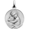 Médaille Enfant Jésus et brebis (argent 925°) - Becker