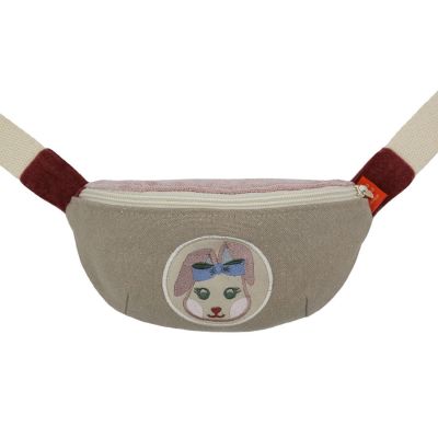 Sac banane enfant Tchikis 3 Mme Lapin (personnalisable)