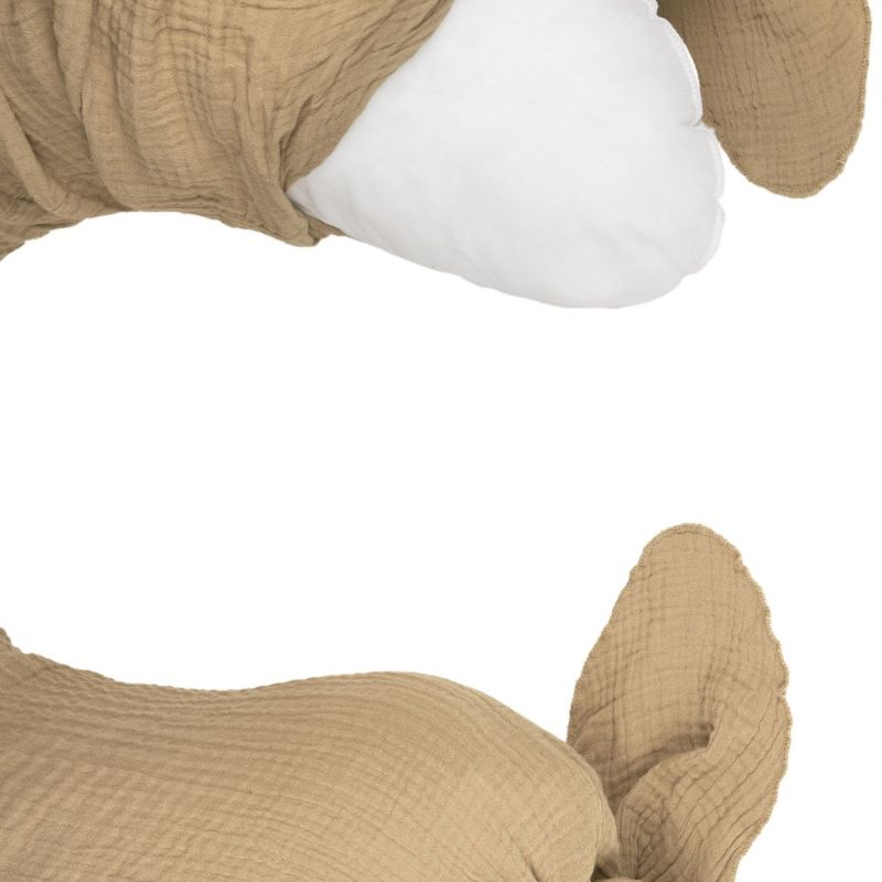 Coussin de maternité en double gaze de coton Wabi-Sabi Sesame Nobodinoz Produit 3