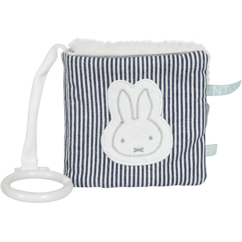 Livre bébé en tissu lapin Miffy marinière Pioupiou et Merveilles