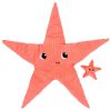 Peluche Etoile de mer maman et bébé Les Ptipotos Corail (62 cm) - Les Déglingos