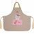 Variation Bleu, rose, jaune du produit Tablier Tchikis 3 Chat personnalisable (2-6 ans) de la marque L'oiseau bateau