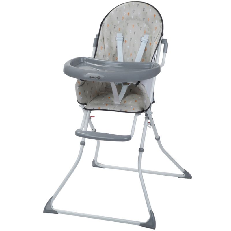 Chaise haute pliante Kanji Warm Grey Safety 1st