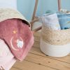 Serviette de bain grise ours (70 x 140 cm)  par L'oiseau bateau