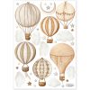 Planche de stickers muraux Montgolfières (A3) Lilipinso Produit 1