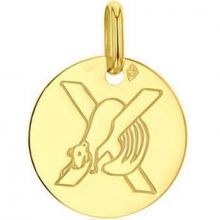 Médaille X comme xérus (or jaune 750°)  par Maison Augis