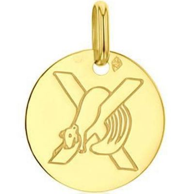 Médaille X comme xérus (or jaune 750°)