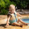 Gilet de natation Baleine jaune-blanc (4-6 ans) Swim Essentials Ambiance 2