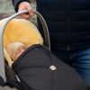 Chancelière pour siège-auto bébé en peau d'agneau EMMY anthracite Kaiser Ambiance 2