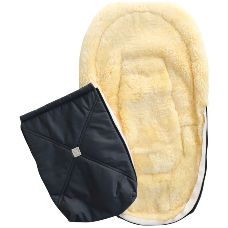 Chancelière pour siège-auto bébé en peau d'agneau EMMY anthracite Kaiser Produit 7