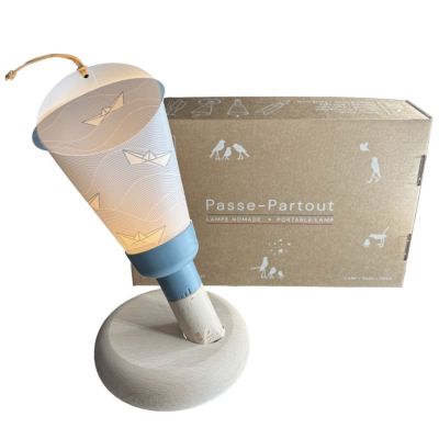 Coffret lampe nomade 5 en 1 - Petits Bateaux - Bleu glacier
