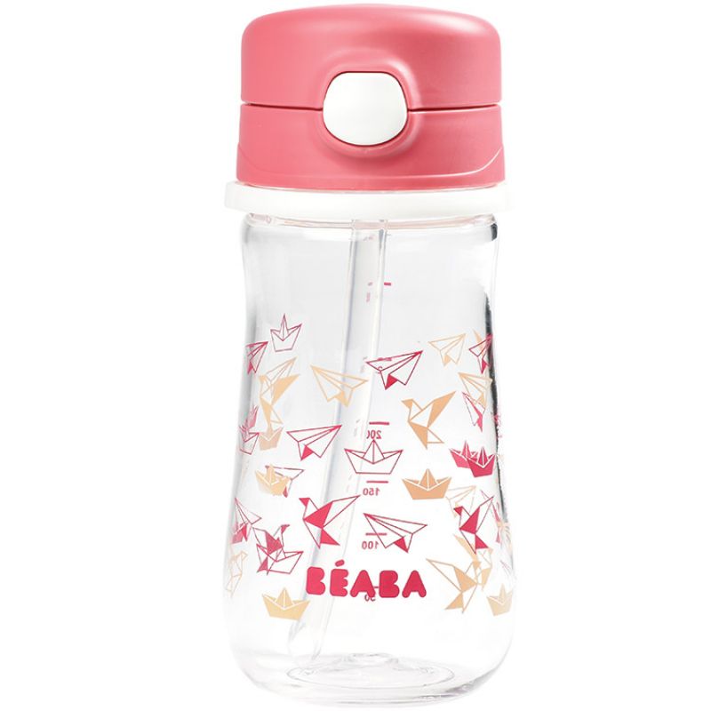 Gourde à paille Dark pink (350 ml) Béaba